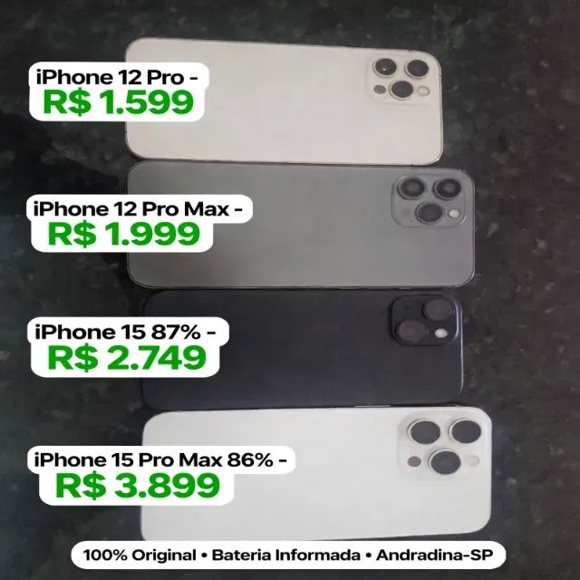 iPhones Disponíveis 