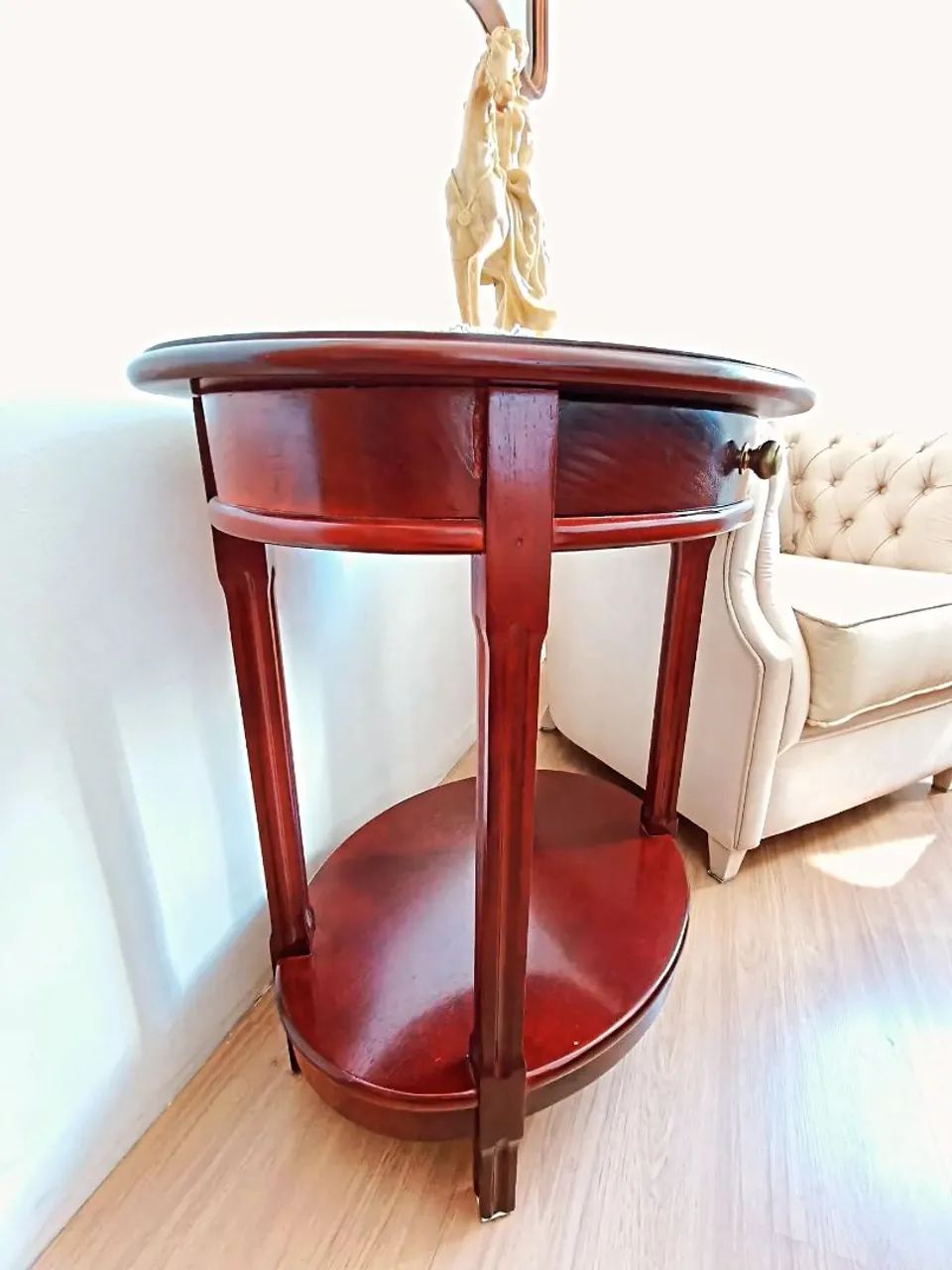 Mesa lateral oval em Estilo Clássico - Foto 4