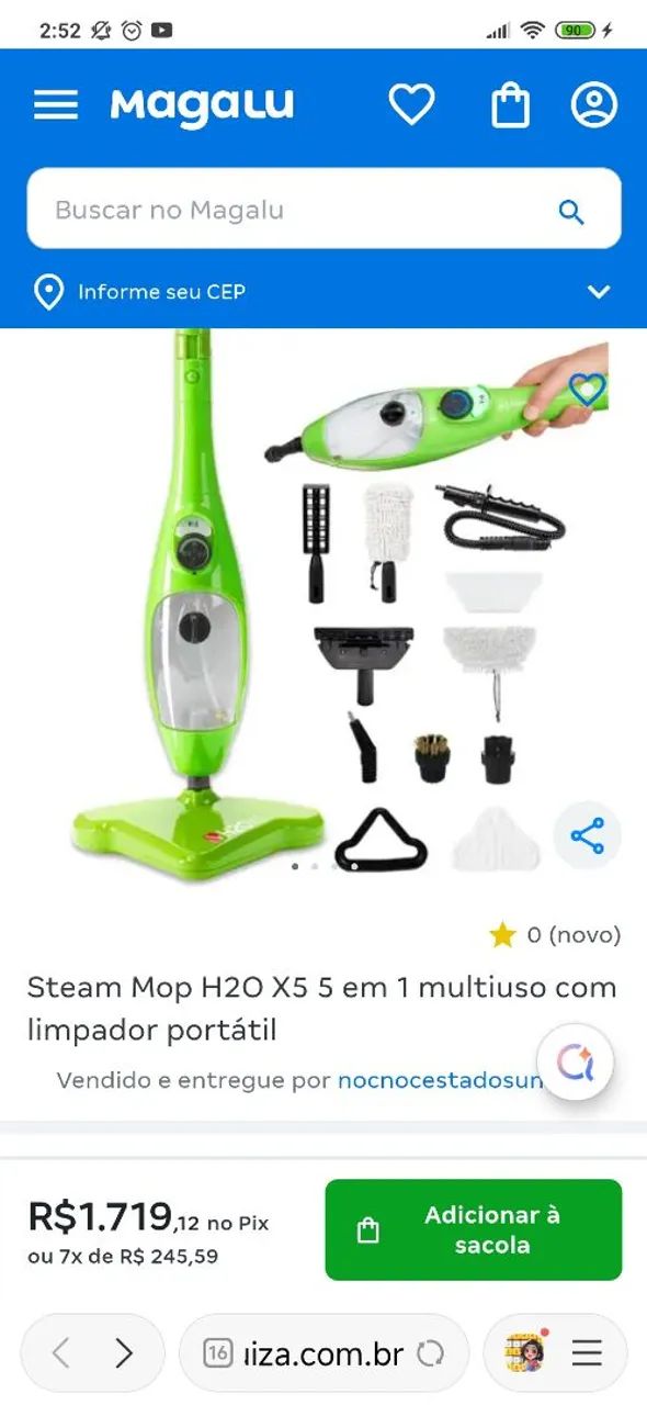 Limpador H2O X5 - Foto 4
