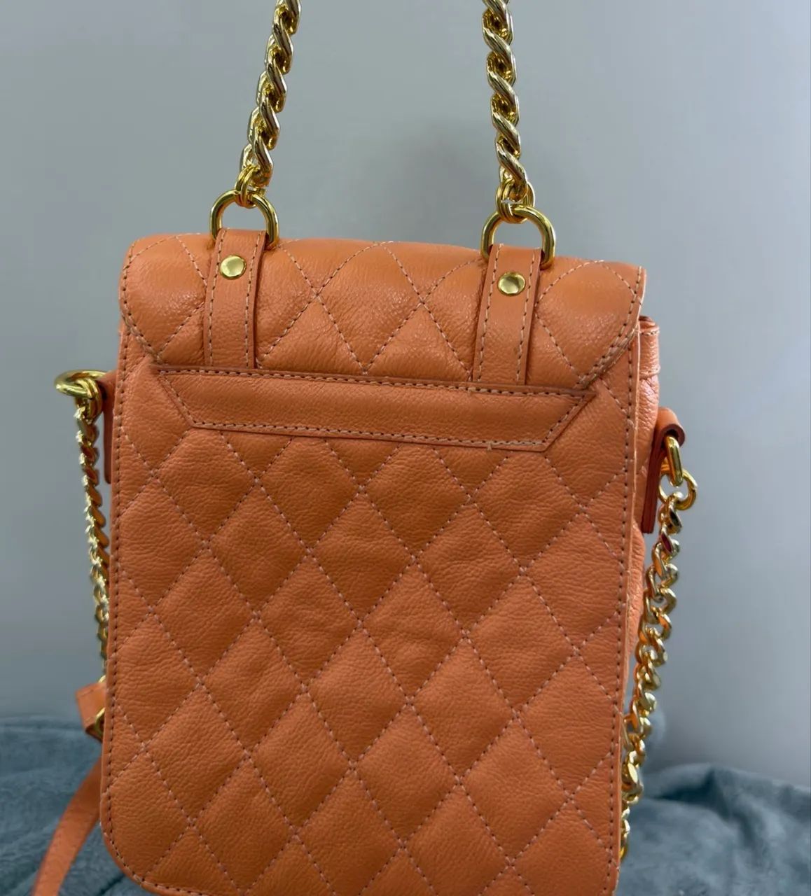Bolsa  laranja Carmem Steffens  - Foto 4