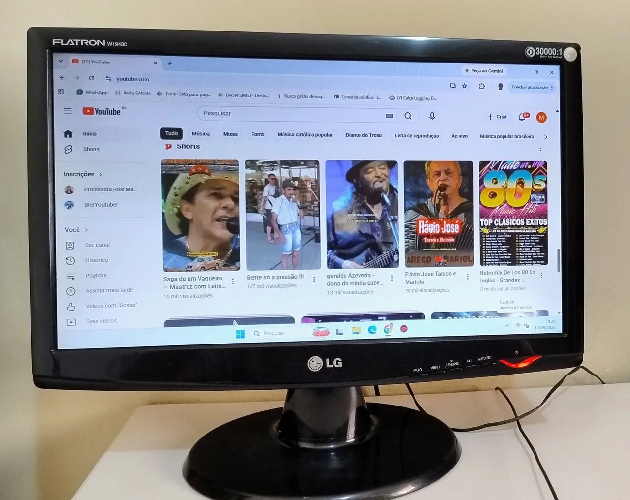 Monitor LG LED 19 polegadas completo (NOVINHO) - Foto 3
