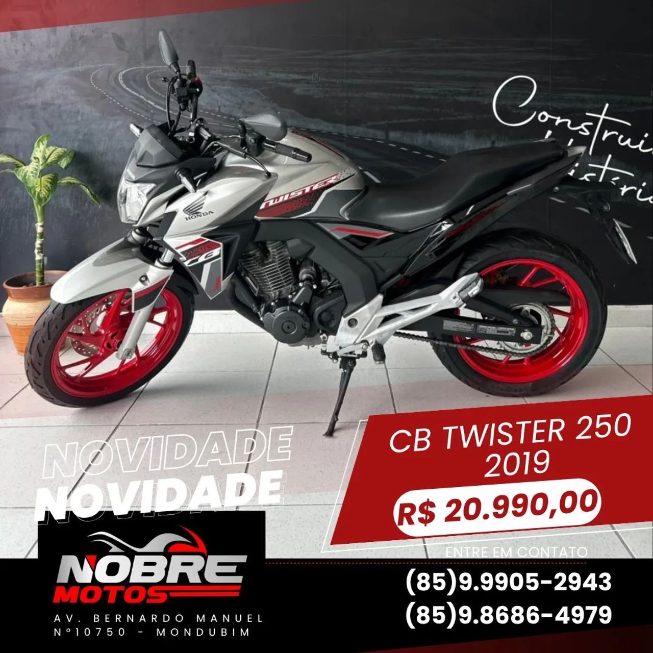 CB TWISTER 250F 2019 - Extra