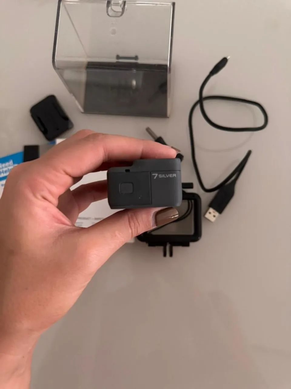 GoPro Hero 7 Silver, impecável, pouco uso, completa na Caixa, oportunidade - Foto 4