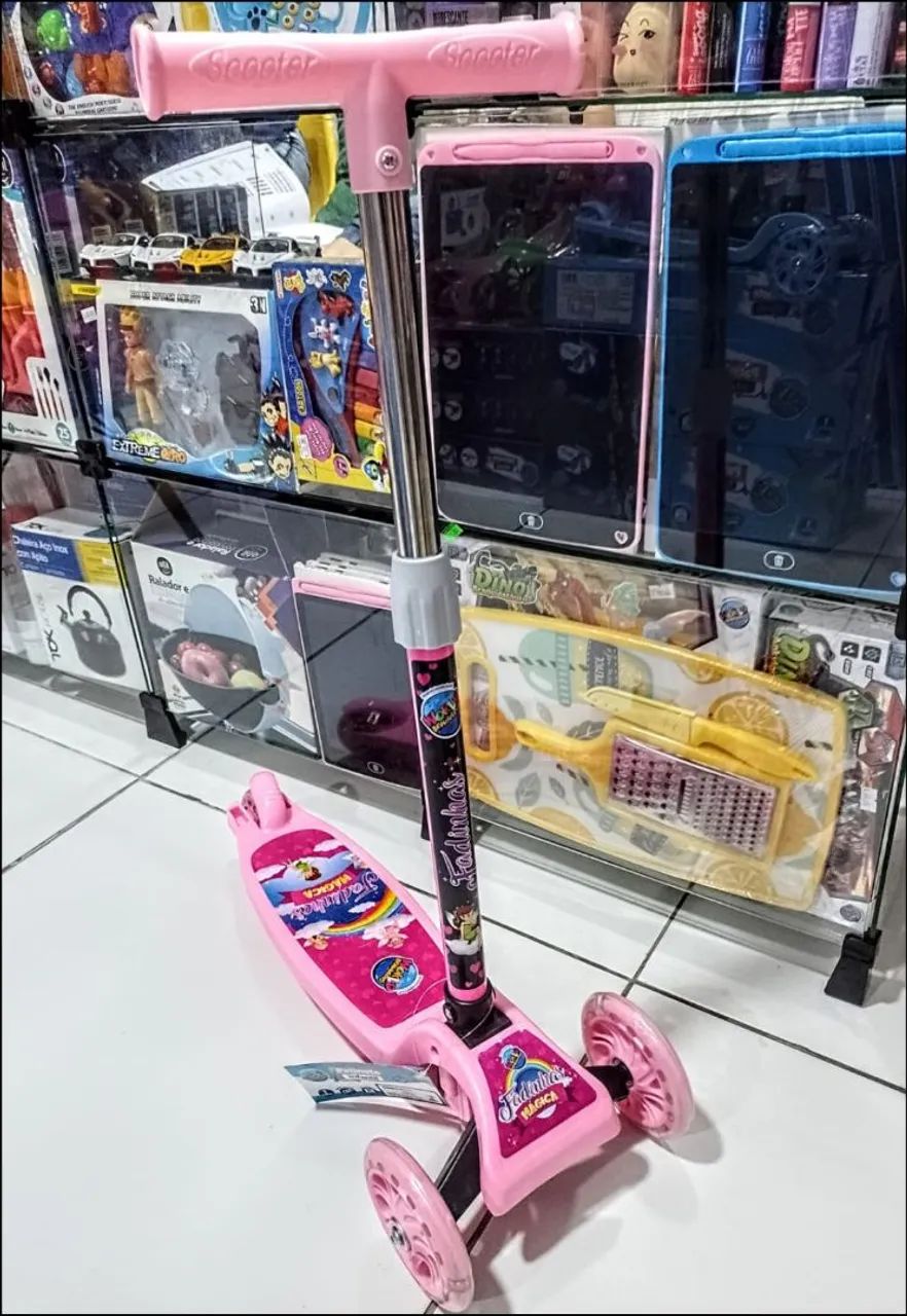 Patinete infantil com led(sem caixa) até 25kg - Foto 3
