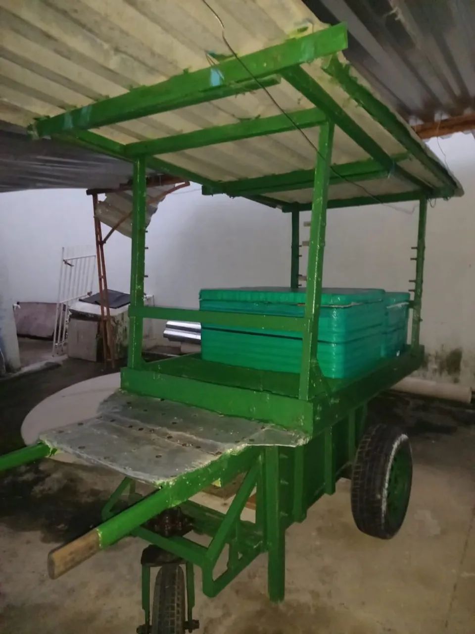 Aceito cartão - CARRINHO PARA COMÉRCIO+ MESAS, CADEIRAS, ISOPORES E VASILHAMES  - Foto 4