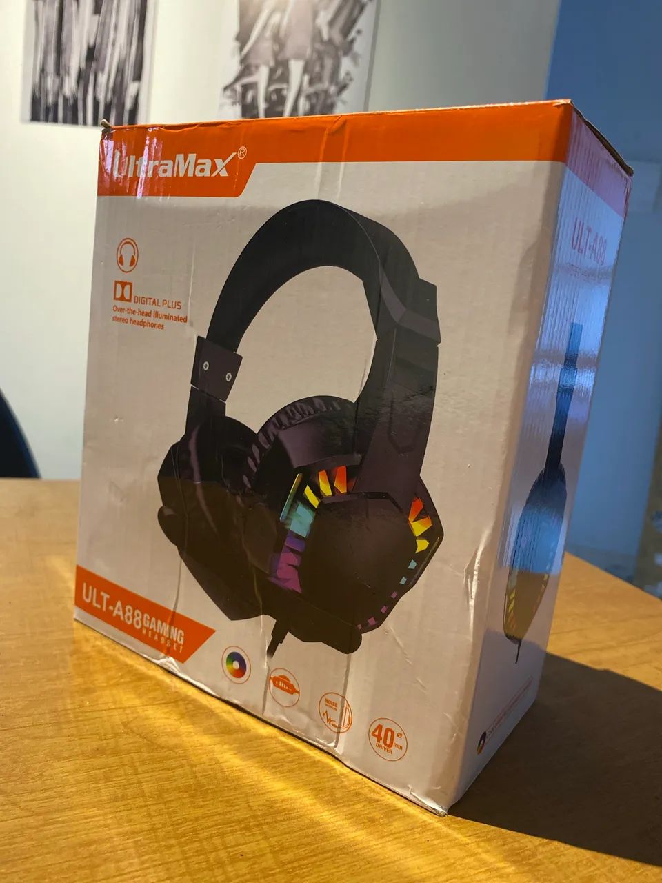 Headset Gamer ultramax com microfone - Foto 3
