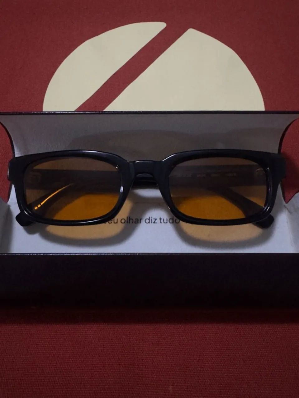 ÓCULOS DE SOL ZEREZES MODELO DAZZ 2 LENTES (AMARELA E PRETA) COM CASE E ECOBAG - Foto 2