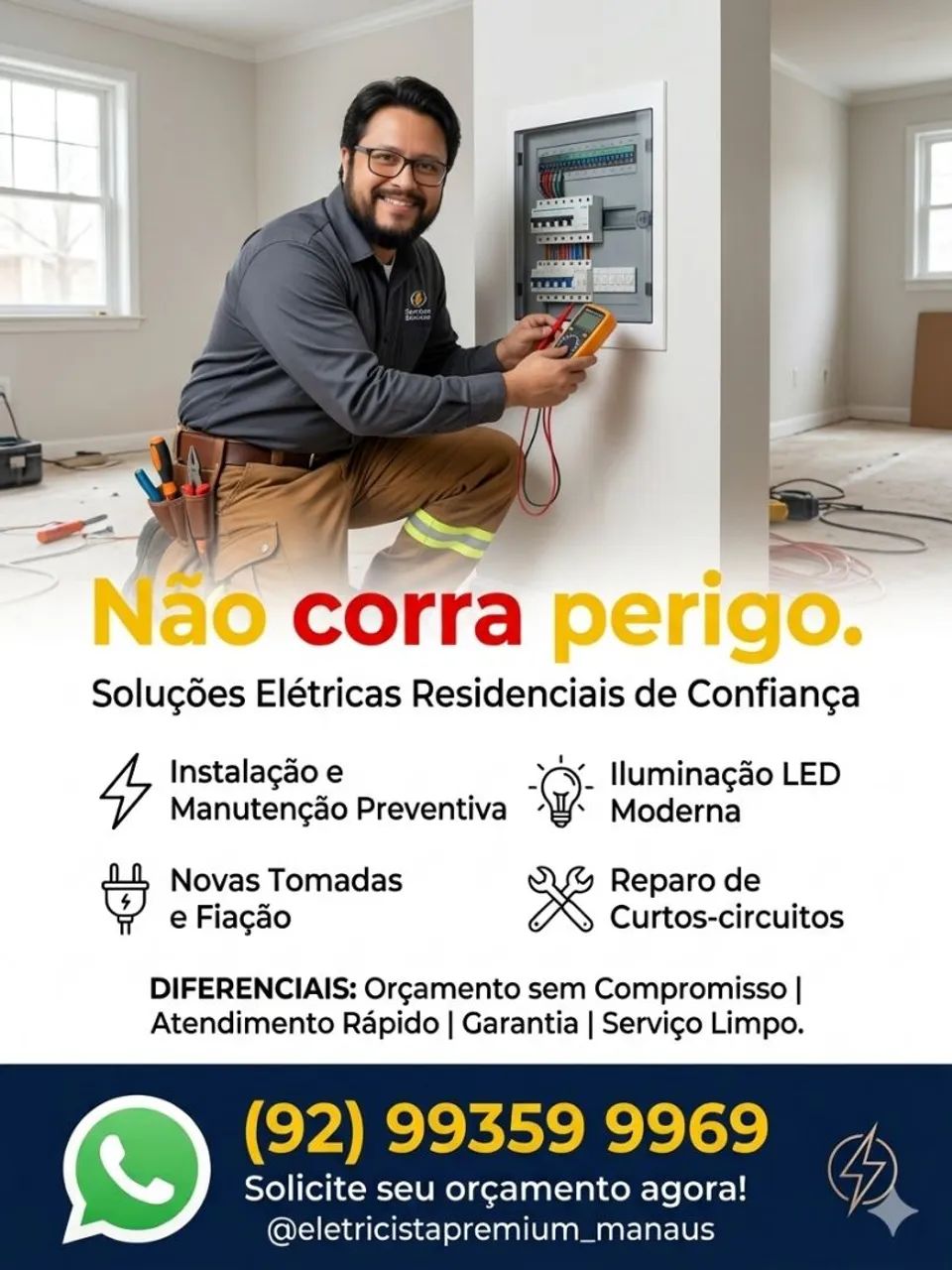 Manutenção elétrica Residêncial 