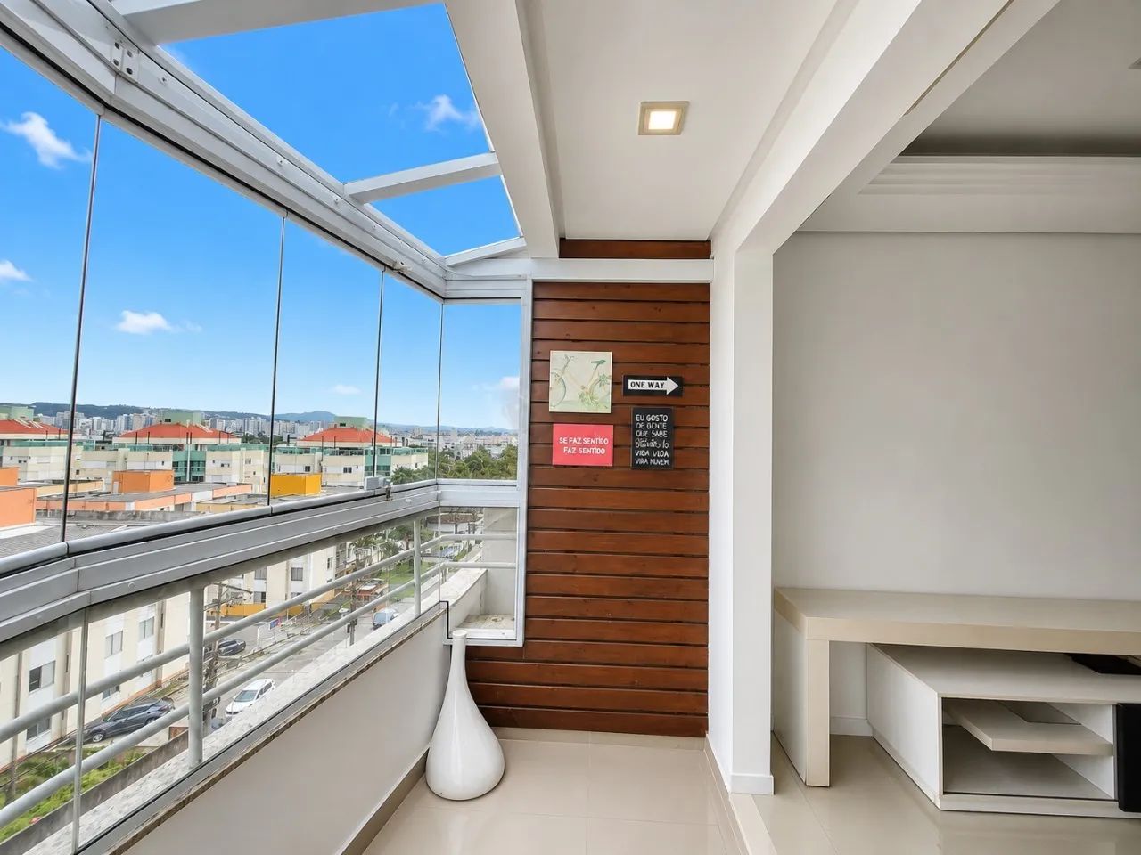 Apartamento 2 dormitórios no Abraão com vista mar - Foto 5