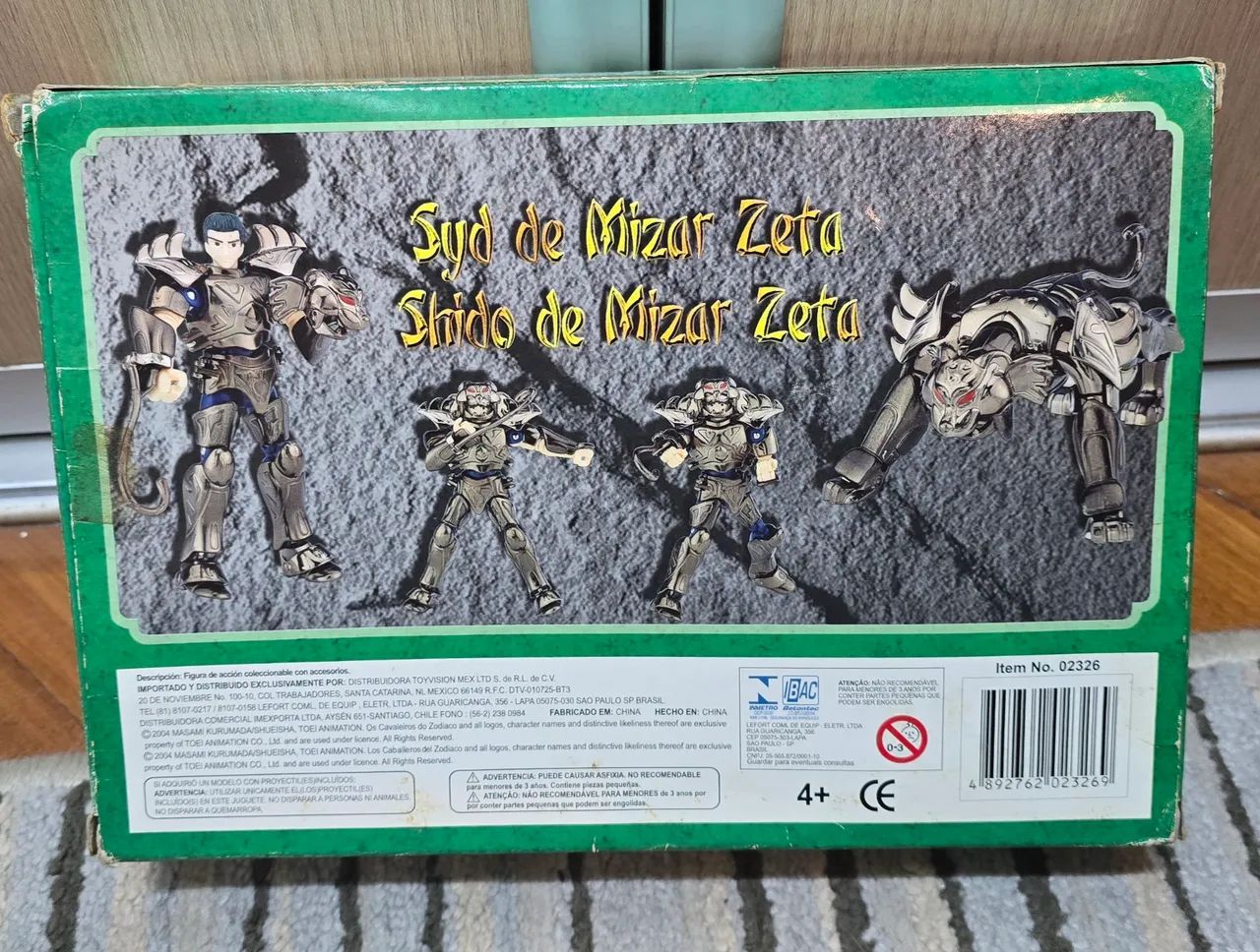 Boneco Cavaleiros do Zodíaco Asgard Long Jump 2004 - Zeta (Shido