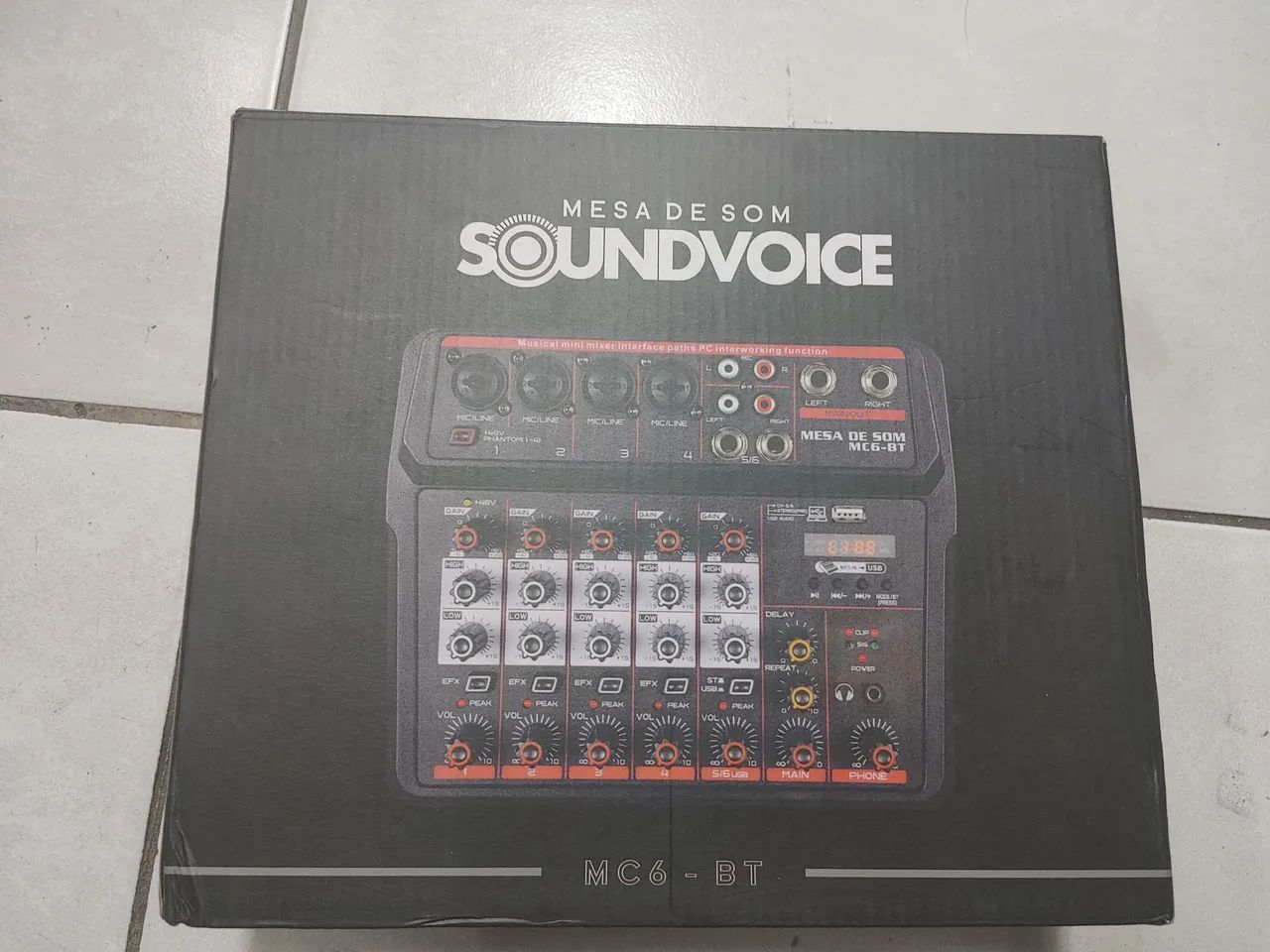 Mesa de som Sound voice