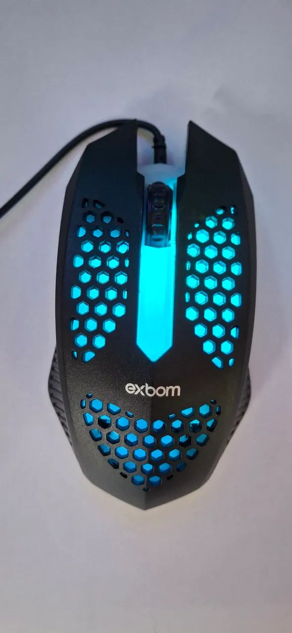 Mouse gamer exbom RGB colmeia - Foto 2