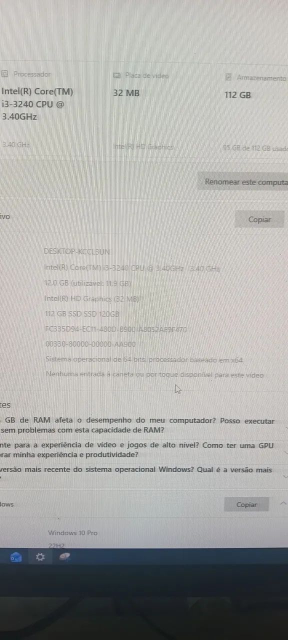 Computador I5 