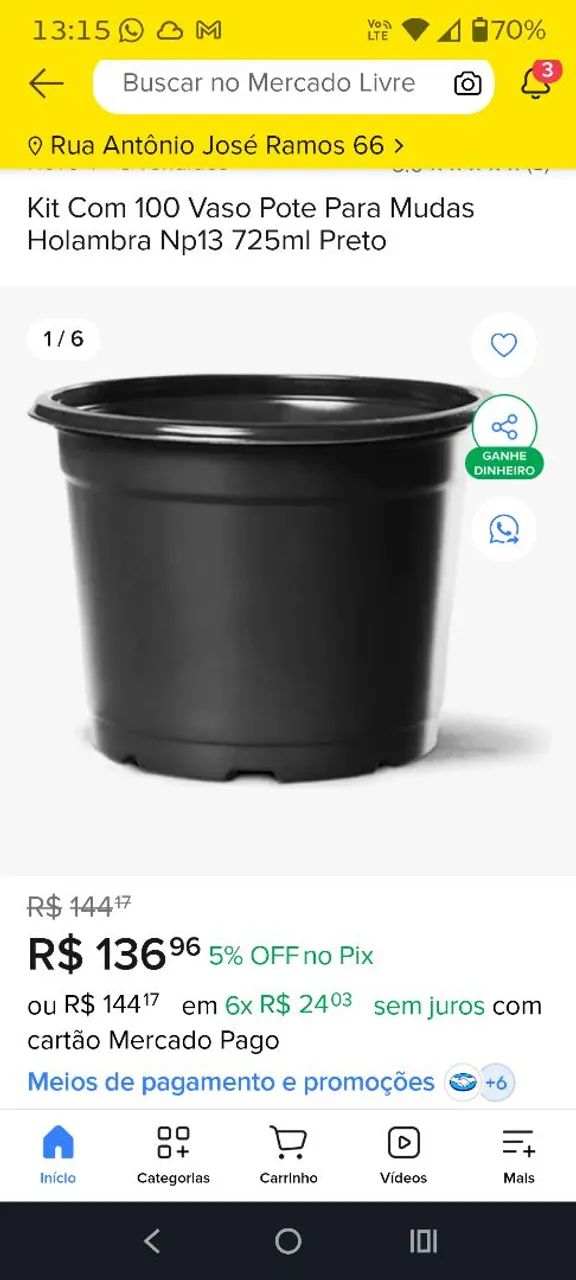 Vasos Para Plantas( Muito Resistente) - Foto 5