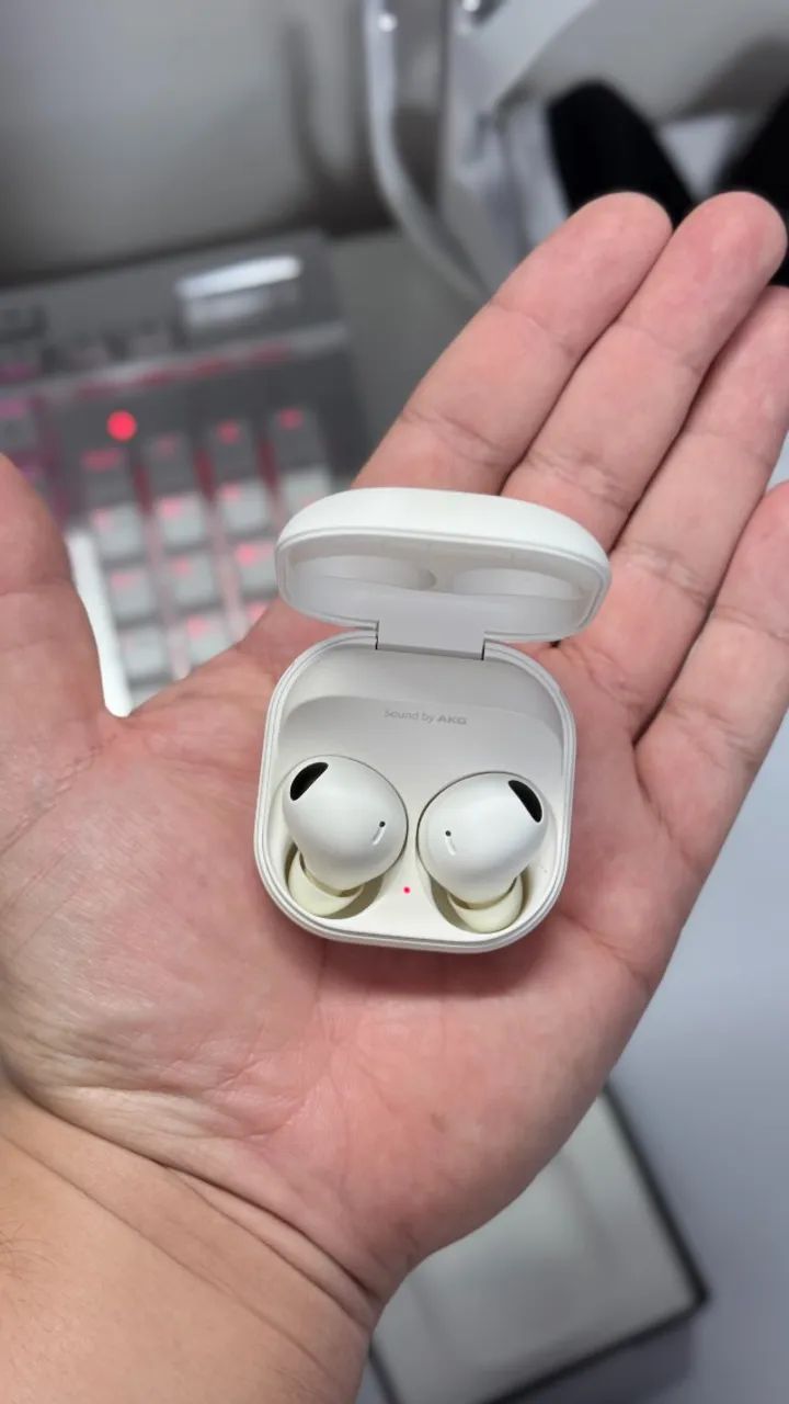 Samsung Galaxy Buds2 Pro Branco com Estojo e Caixa Original - Foto 2