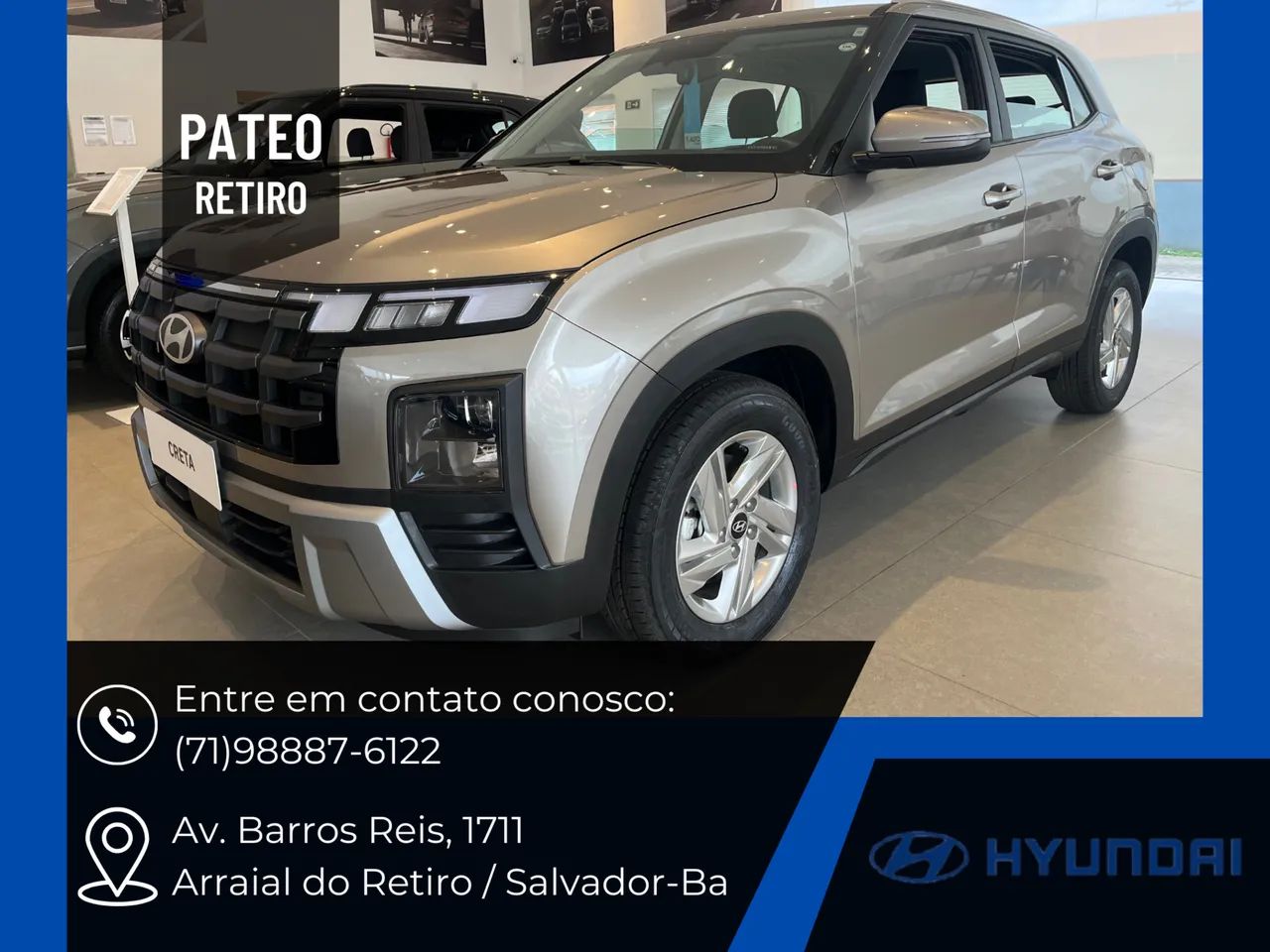 Hyundai Creta Creta Comfort 1.0 TB 12V Flex Aut. 2027