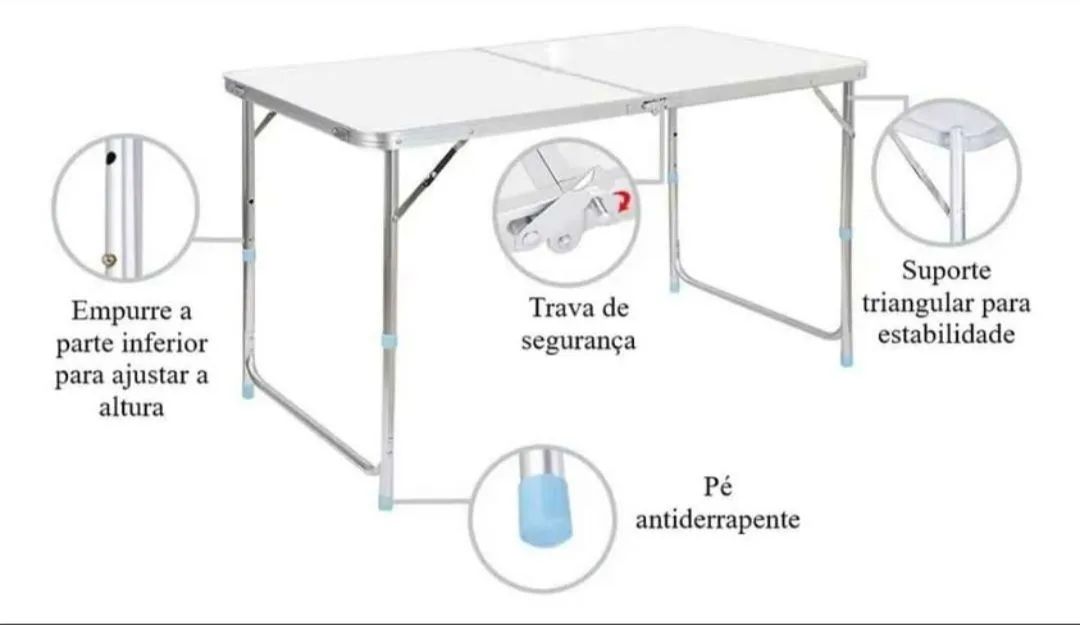 Mesa dobrável  - Foto 3