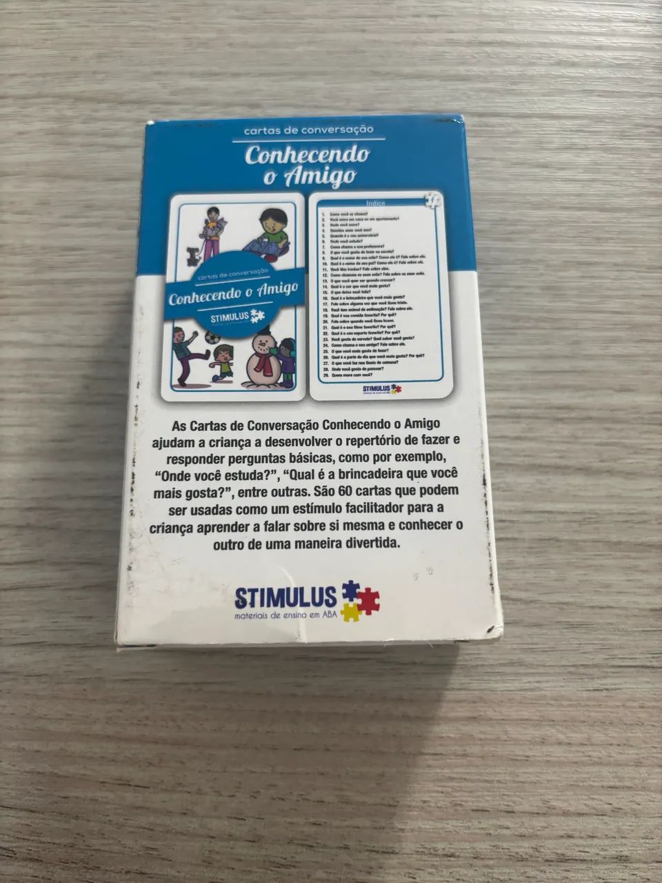 Cartas conhecendo o amigo - Stimulus - Foto 3