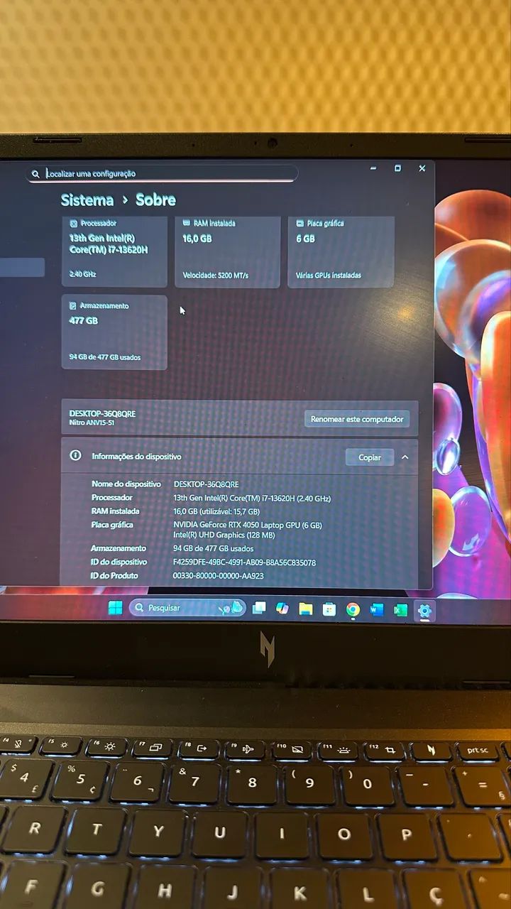 Acer nitro GAMER v15  - Foto 3