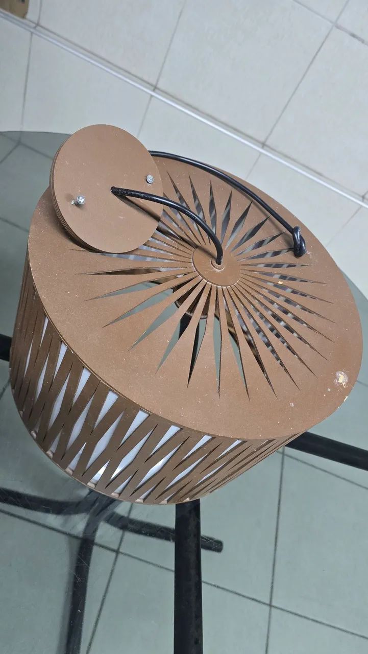Pendente de luz em MDF - Foto 5