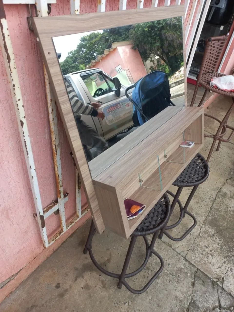 Bancada suspensa com espelho parcelamento em até 12 × - Foto 2