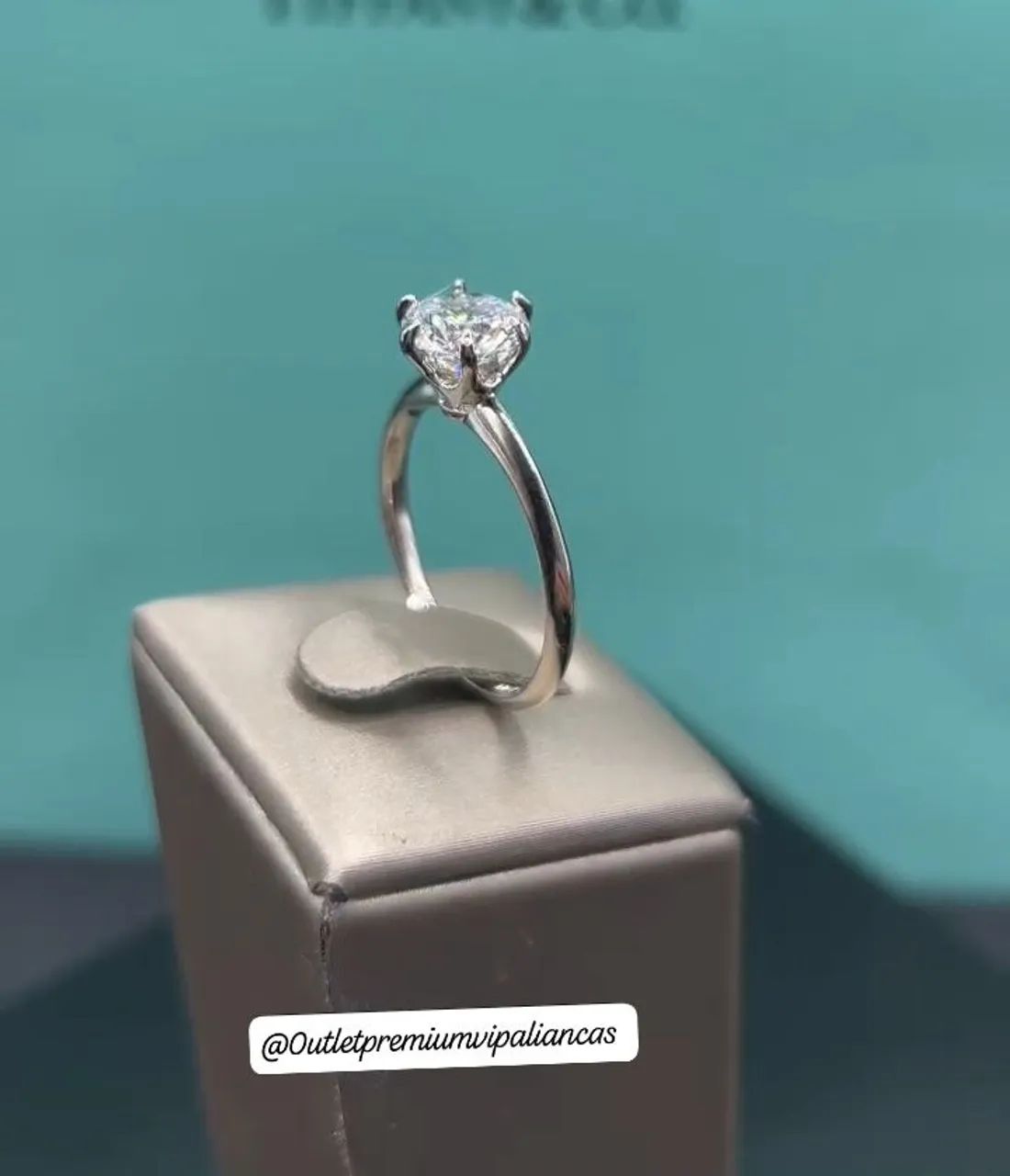 Tiffany  Anel Solitário even  - Foto 4