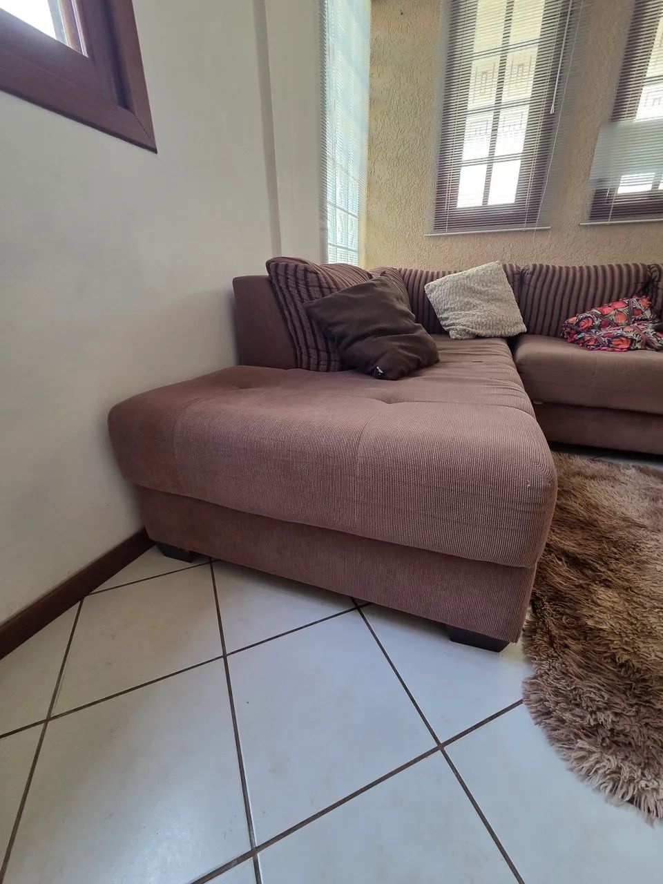 Sofá usado grande, boa qualidade  - Foto 4