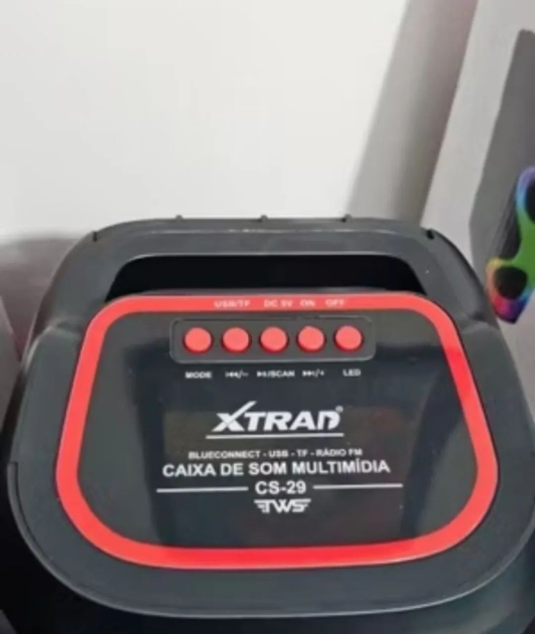 CAIXA DE SOM BLUETOOTH LED PORTÁTIL ? - Foto 5