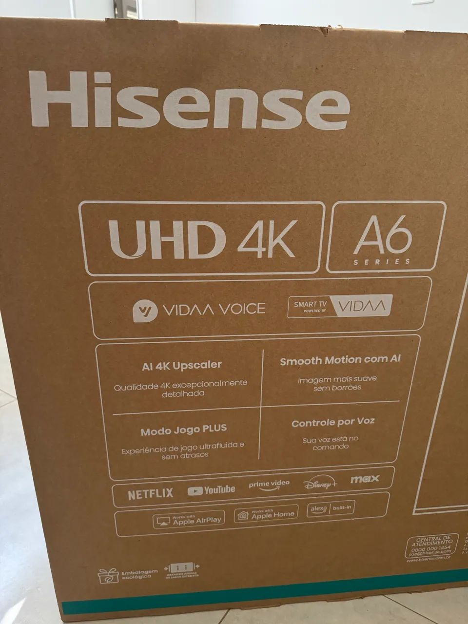 TV Hisense 58 UHD DLED Lacrada - Foto 3