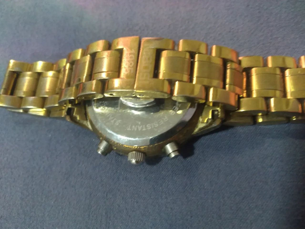 Relógio Nibosi Dourado - Foto 3