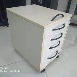 Gaveteiros marca Giroflex com 04 gavetas em aço e rodinhas  - Foto 2