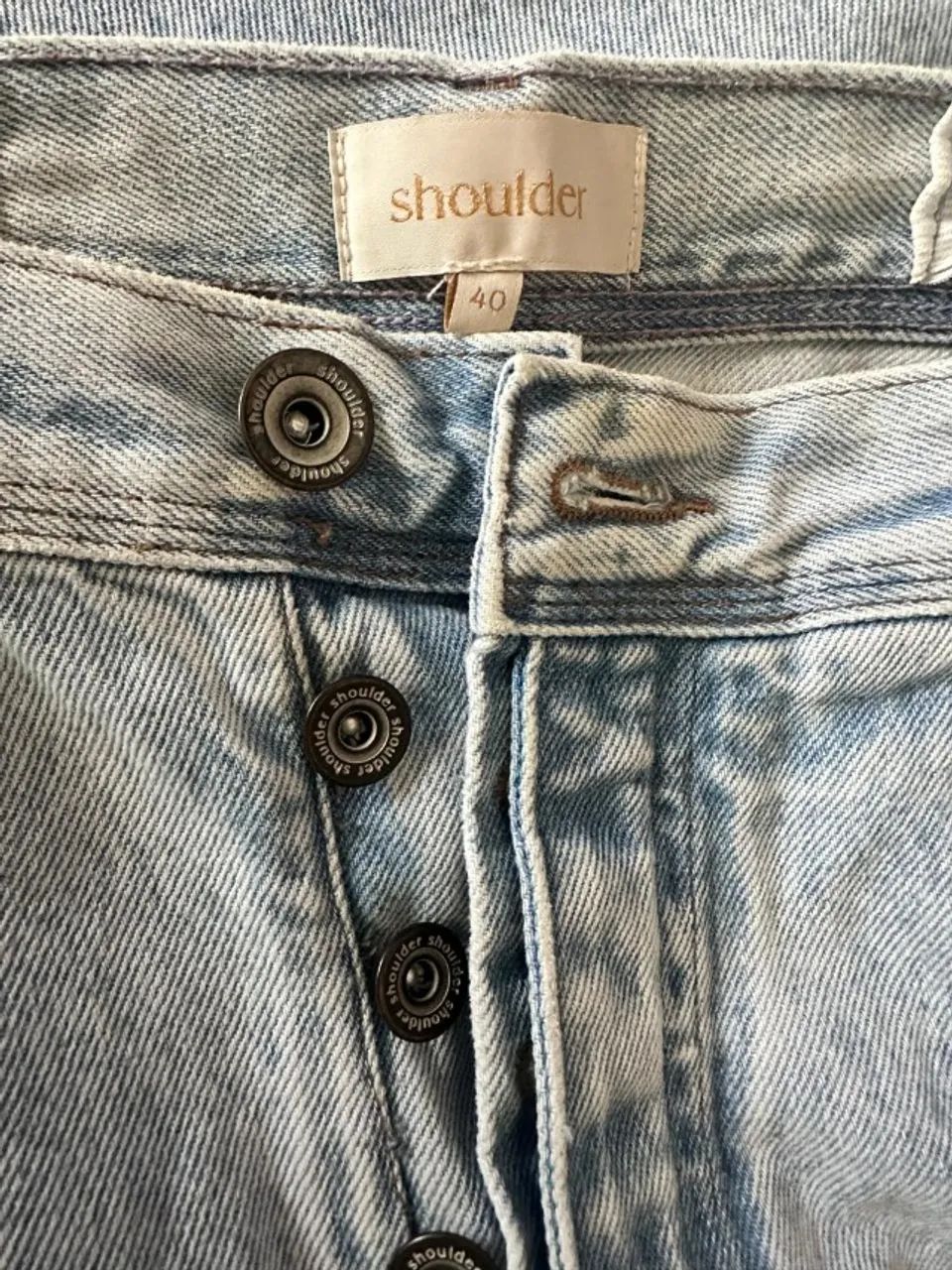 CALÇA JEANS SHOULDER WIDE LEG - Foto 5