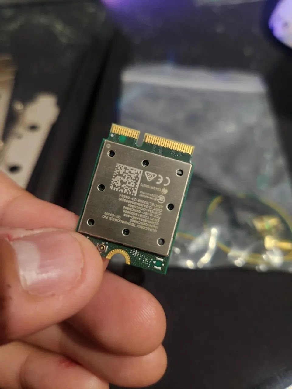Placa wifi 7 QCNCM865 completo para ryzen e amd - Foto 2