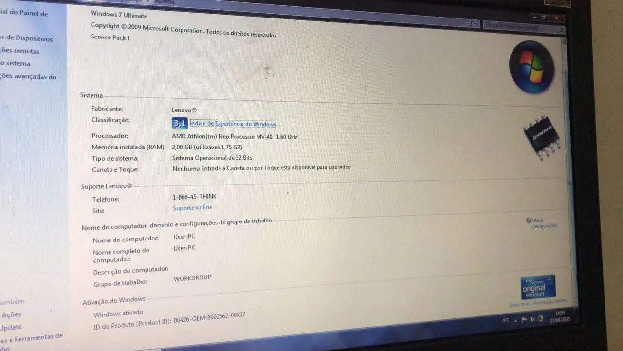 Netbook Lenovo ThinkPad  - Foto 5