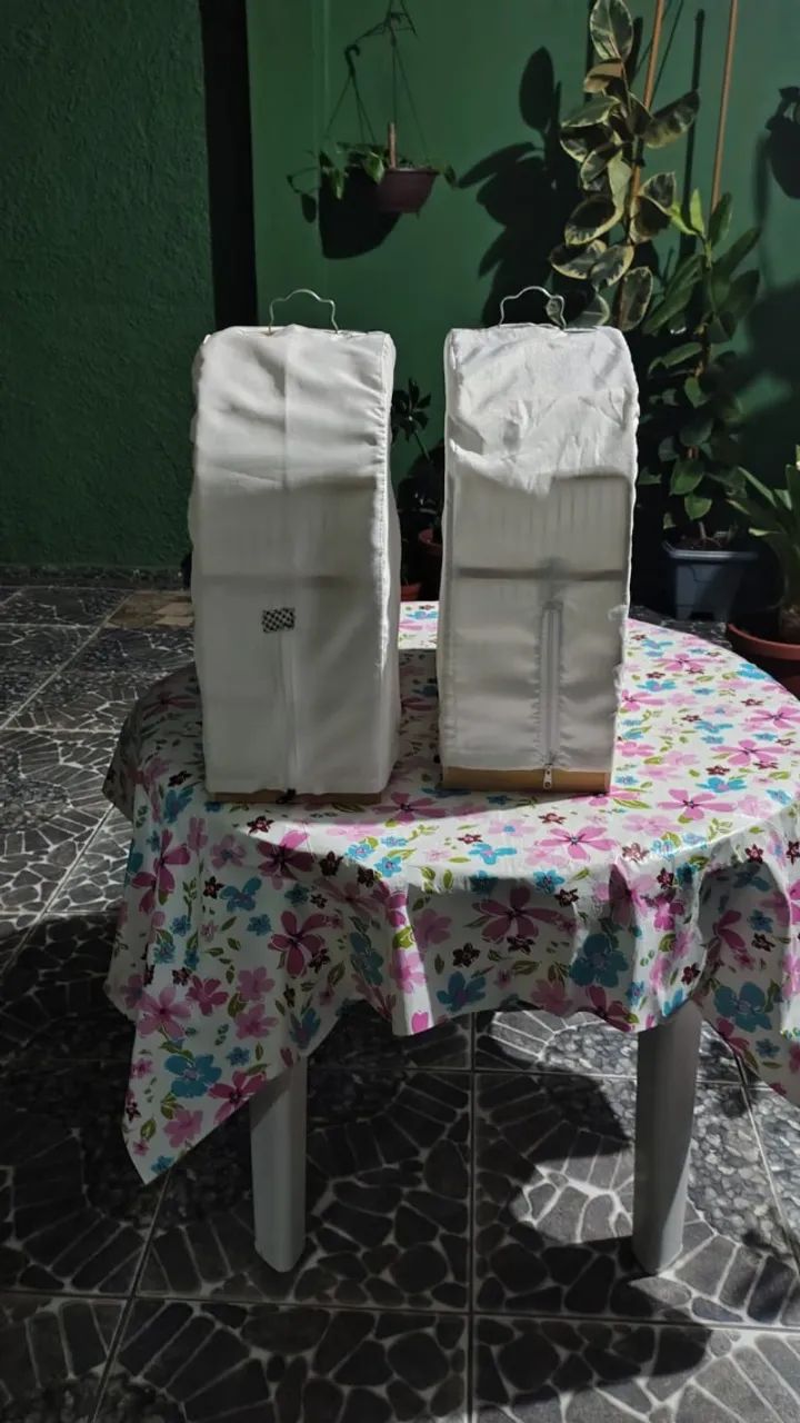 Kit 2 Gaiolas de passarinho número 4 com capa - Foto 2