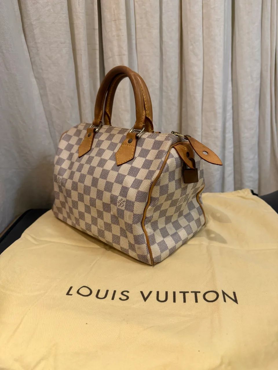 Louis Vuitton Speedy Damier Azur Original - Código SD2007 - Excelente Estado - Foto 2