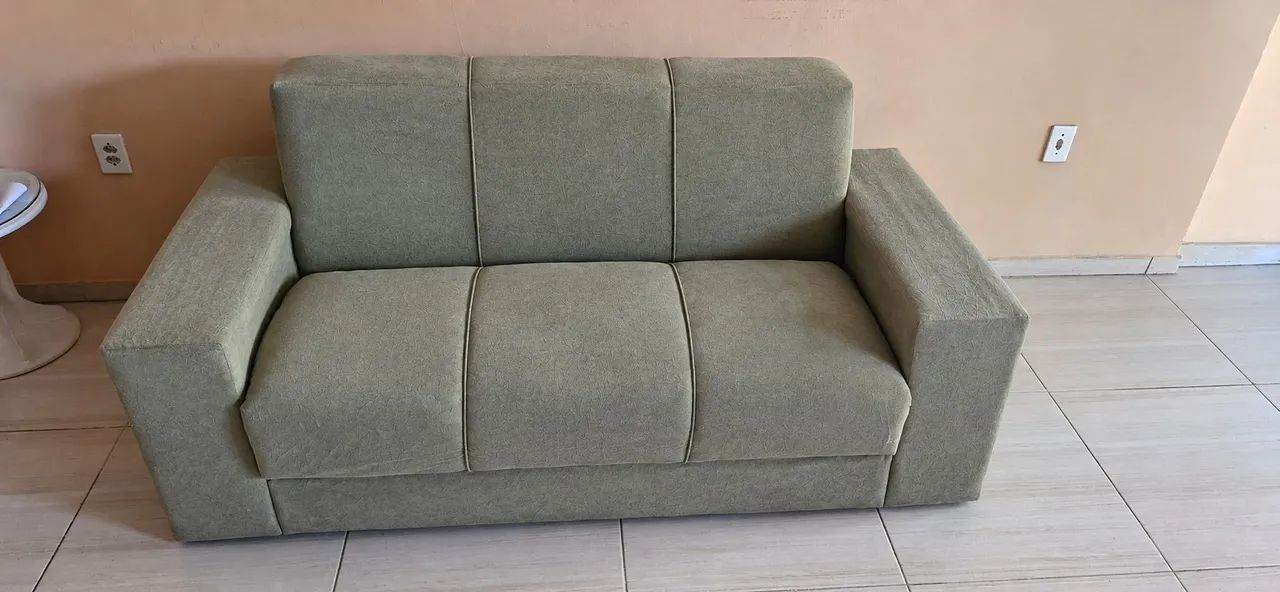 VENDO SOFÁ E BOA CONDIÇÃO, SEM NENHUMA AVARIA  - Foto 2