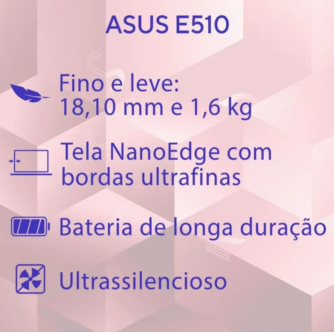 ASUS E510 15,6? Rosa | 4GB RAM | 128GB | Windows 11 - Foto 2