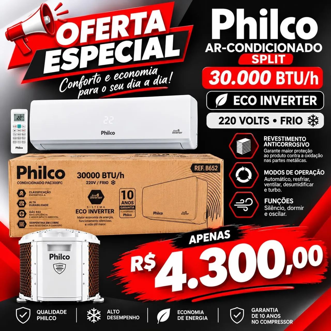 Ar condicionado inverter 