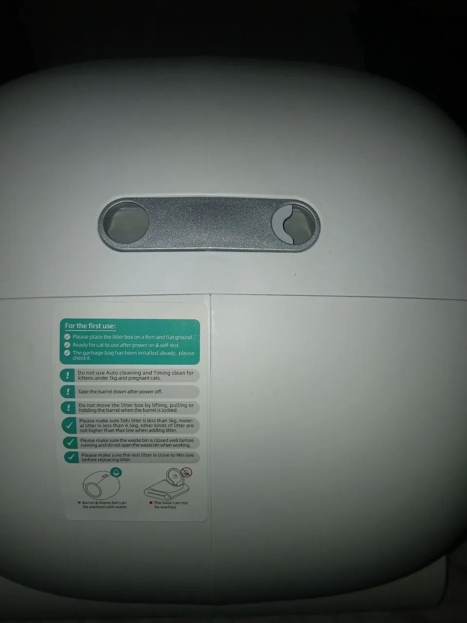 Caixa de areia nova 100% automática para Gatos  - Foto 5