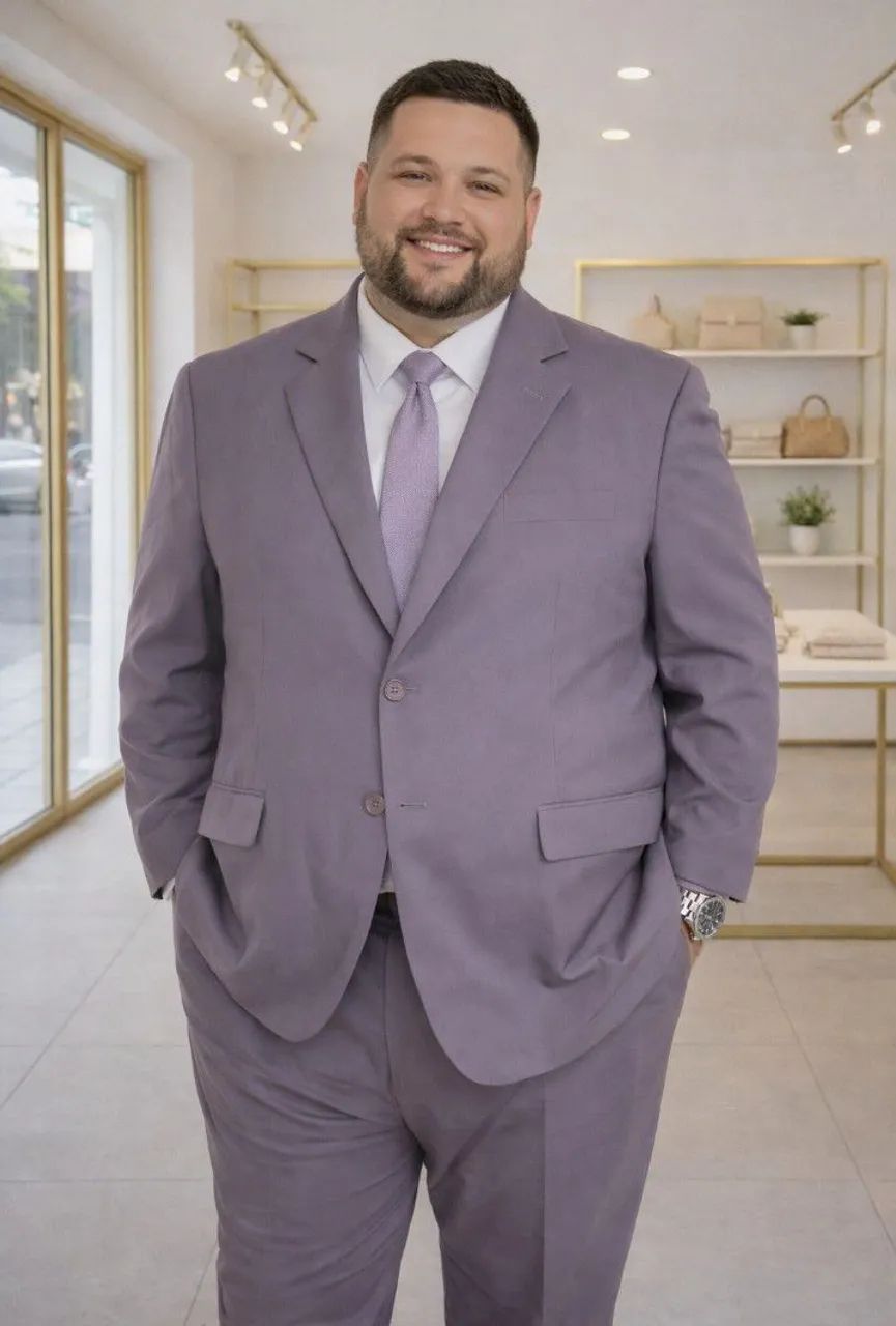 Conj Terno 56 grife Suit luxo
