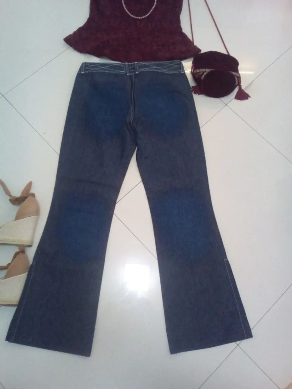 Calça Jeans Feminina Flare - Foto 3