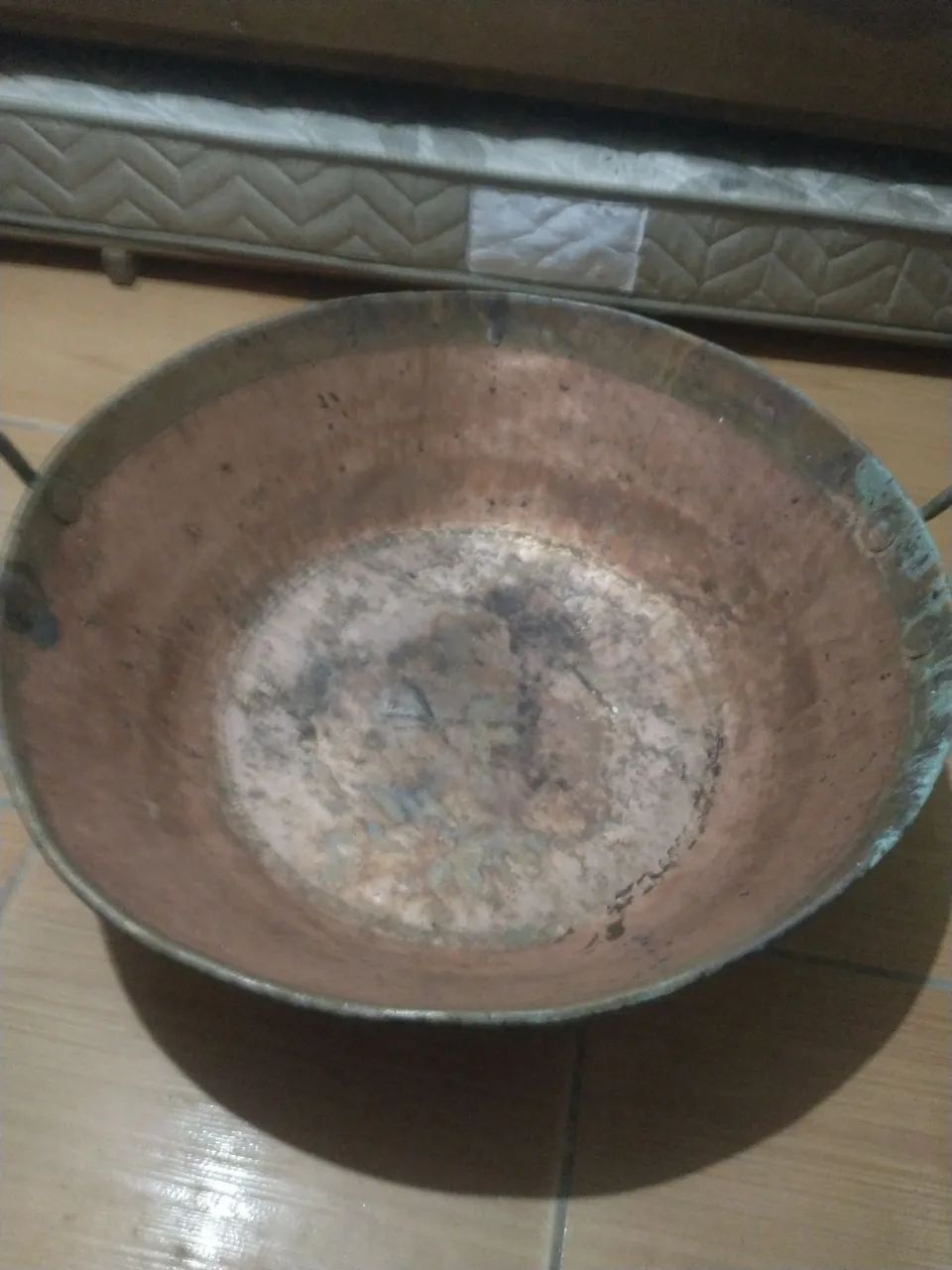 Tacho de cobre antigo 40 litros 