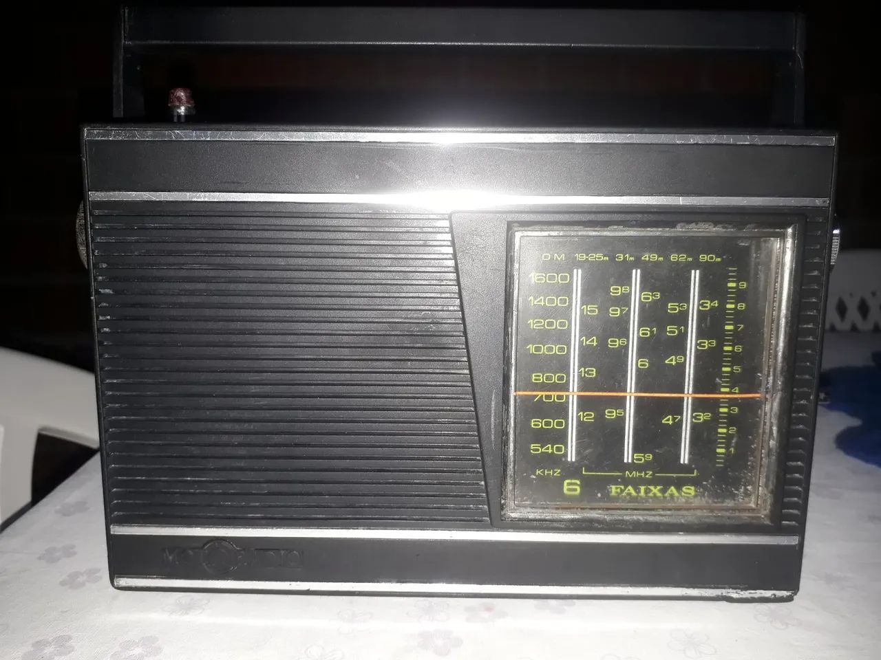 Motoradio antigo  funcionando perfeitamente