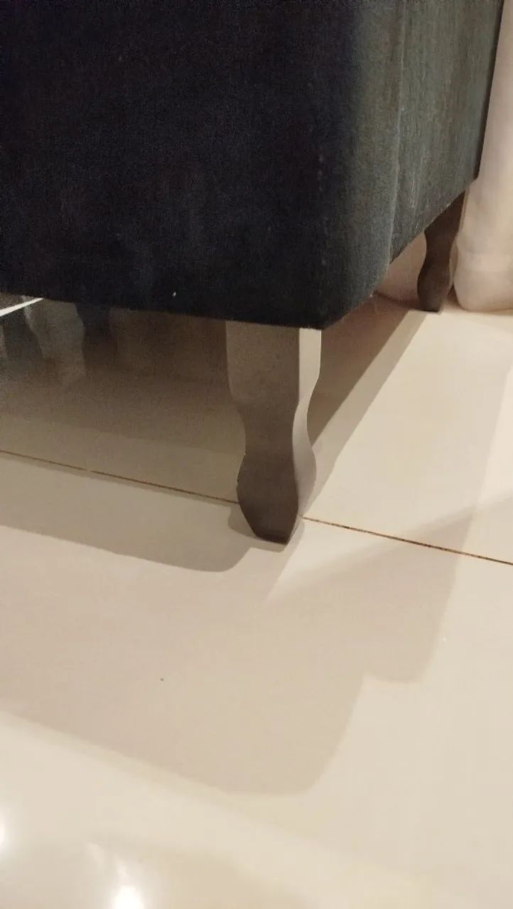 Poltronas pretas em suede - Foto 3