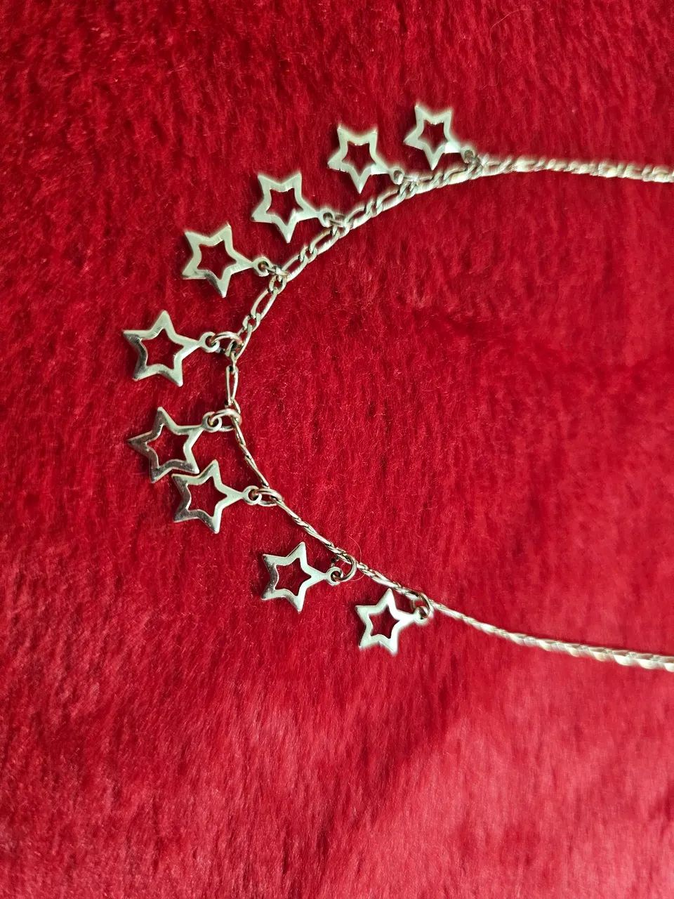 Colar folhado a outo estrelas - Foto 2