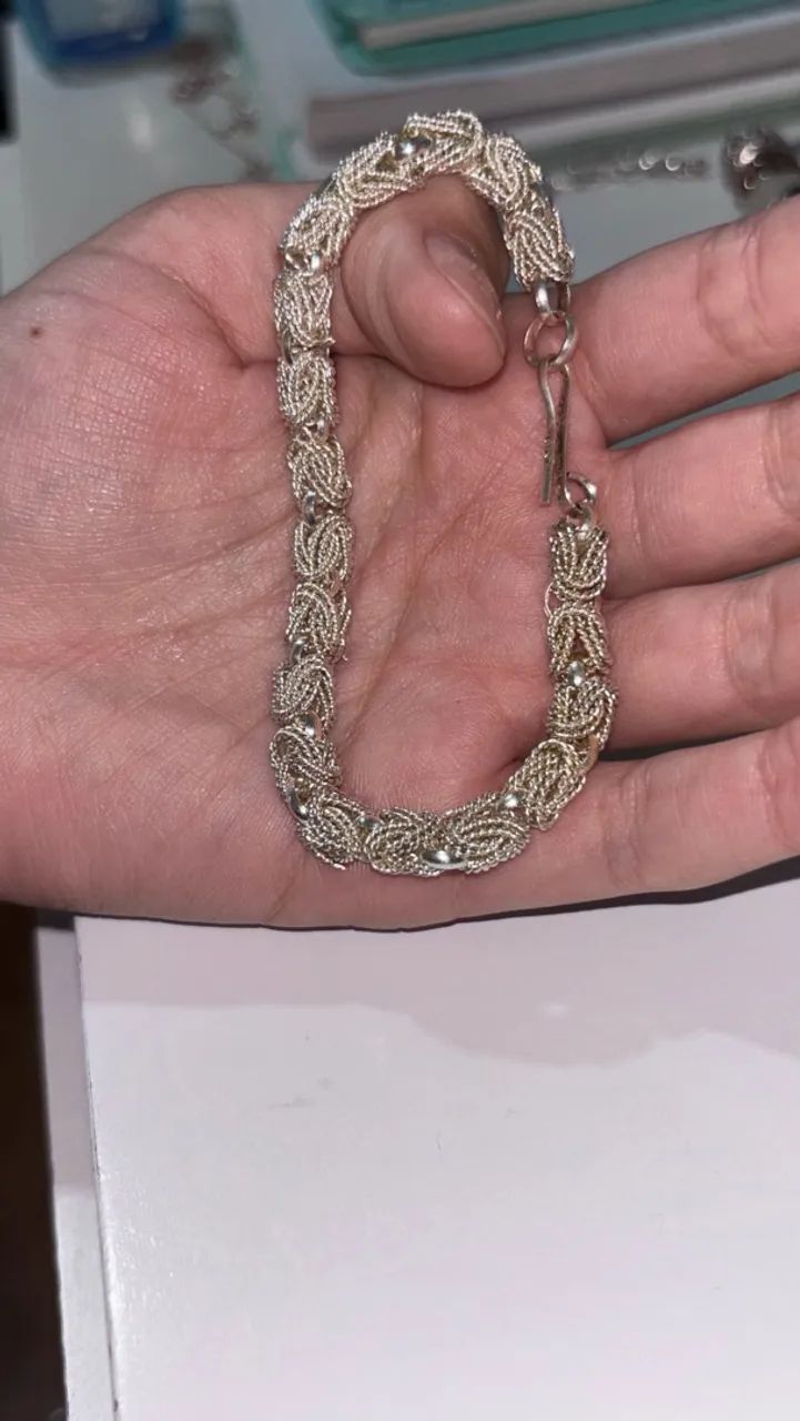  Pulseira de prata 925 de bali