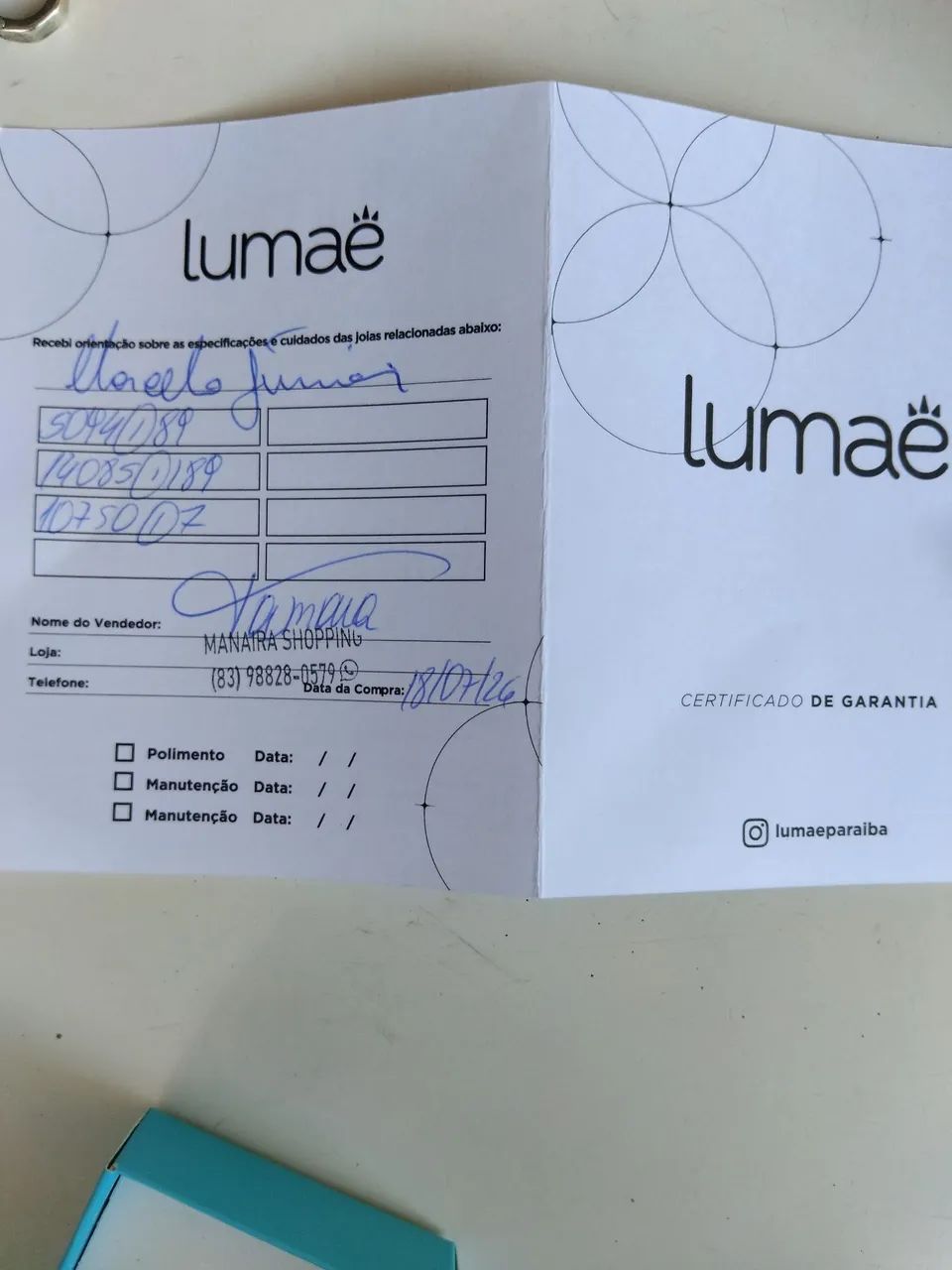 Argola e brinco prata Lumae. Na garantia.  - Foto 4