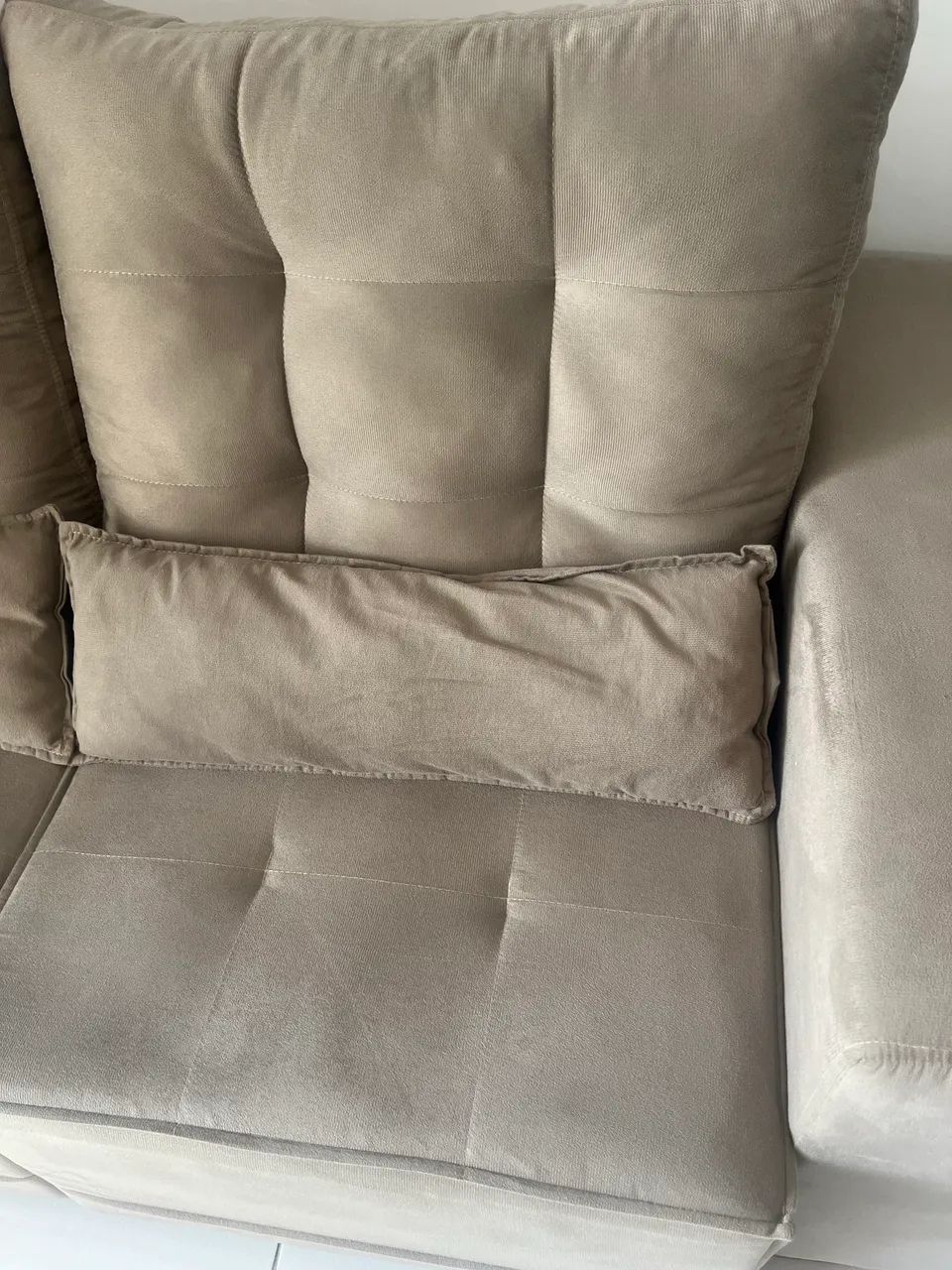 Sofa Bege Elegante RETRATIL - Foto 3