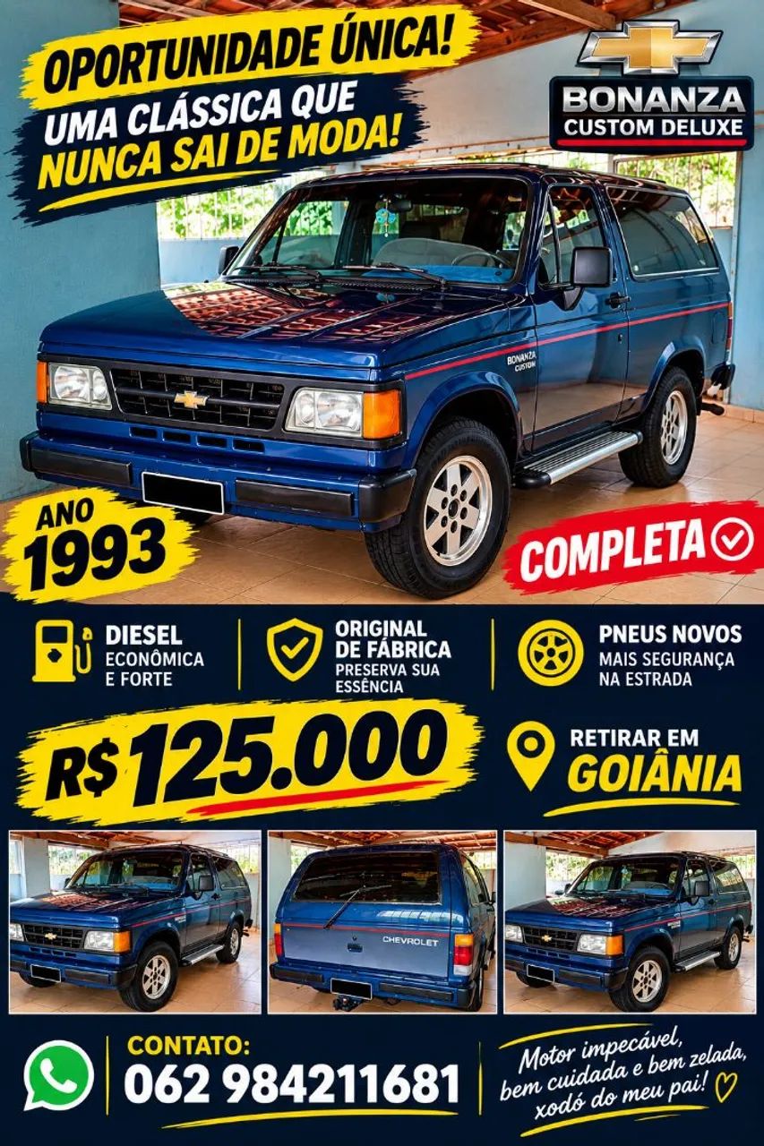 Chevrolet Bonanza S / Luxe 4.0 Diesel Turbo 1993